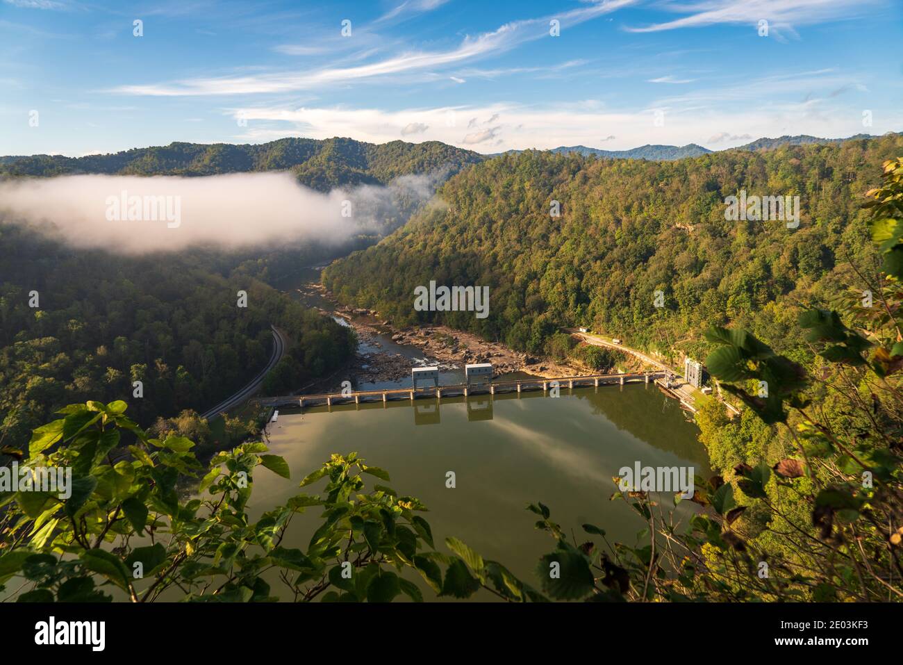 Parco nazionale e riserva di New River Gorge Foto Stock