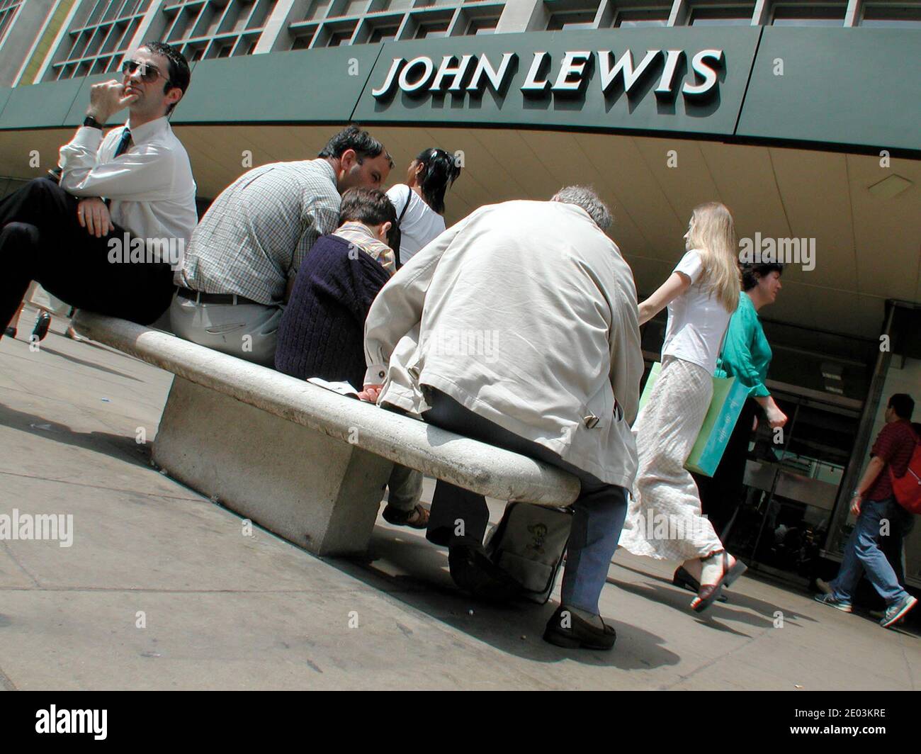 Il grande magazzino John Lewis Oxford Street Londra Foto Stock