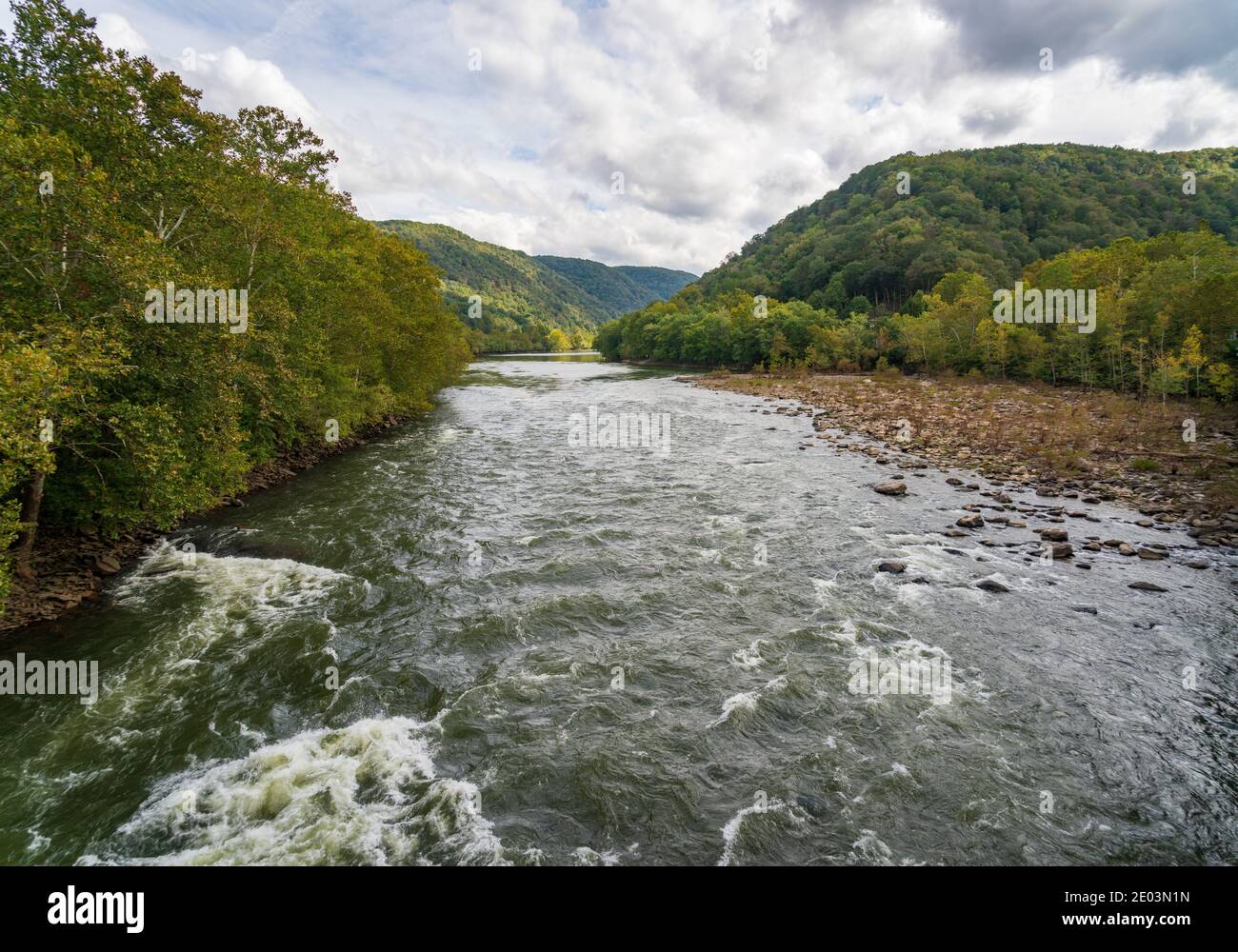 Parco nazionale e riserva di New River Gorge Foto Stock