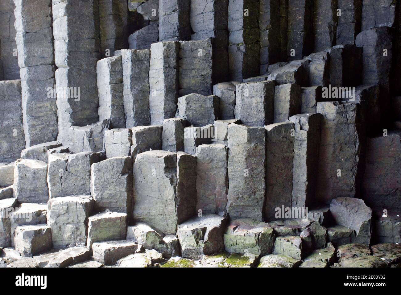 Staffa Island, Inner Hebrides, Scozia. Foto Stock