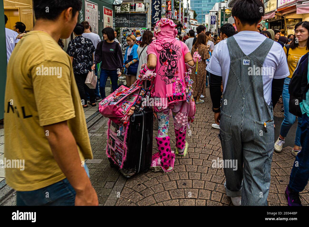 La vita di strada a Tokyo in Giappone Foto Stock