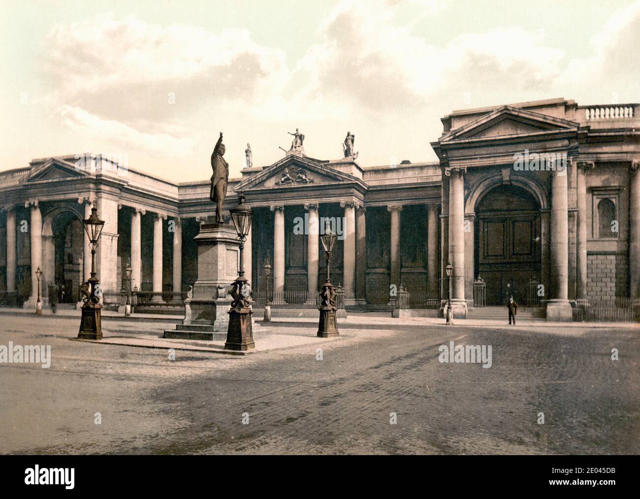 Banca d'Irlanda, Dublino. Contea di Dublino, Irlanda, circa 1900 Foto Stock