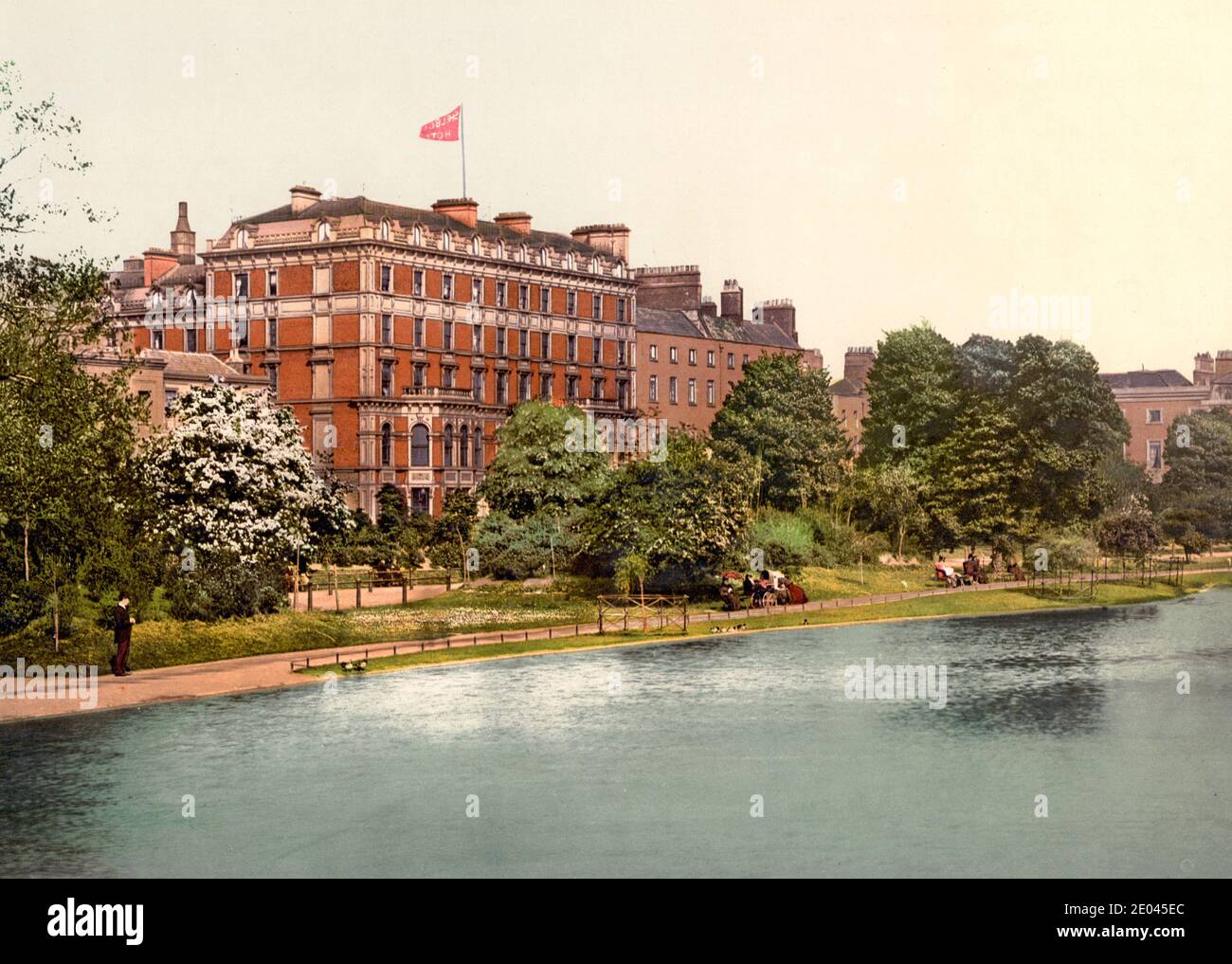Shelbourne Hotel, Dublino. Contea di Dublino, Irlanda, circa 1900 Foto Stock