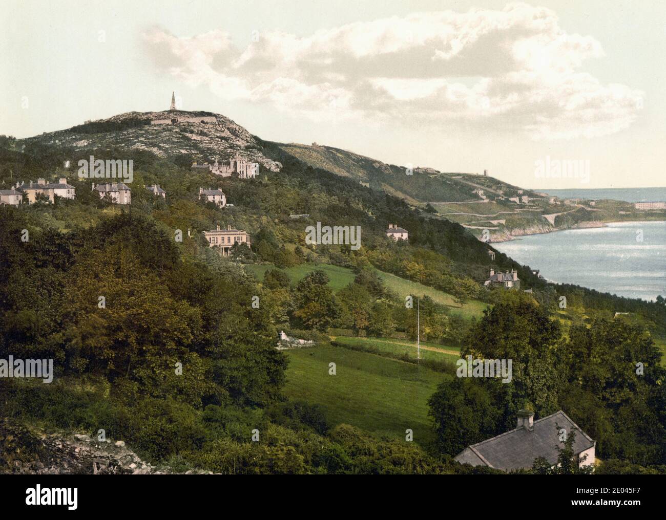 Killiney e Dalkey. Contea di Dublino, Irlanda, circa 1900 Foto Stock