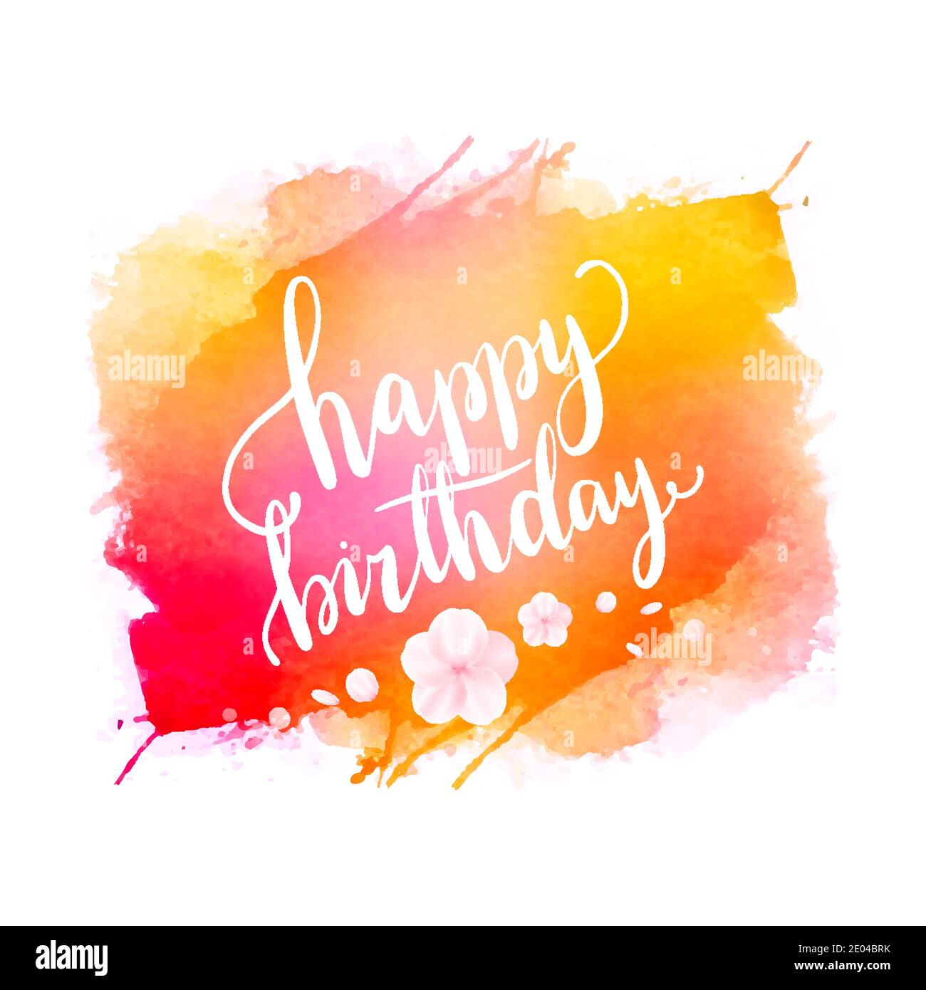 Testo di compleanno di Buon compleanno., composizione scritta.  Illustrazione vettoriale eps.10. Happy Birthday disegno vettoriale  tipografico per biglietti d'auguri Immagine e Vettoriale - Alamy