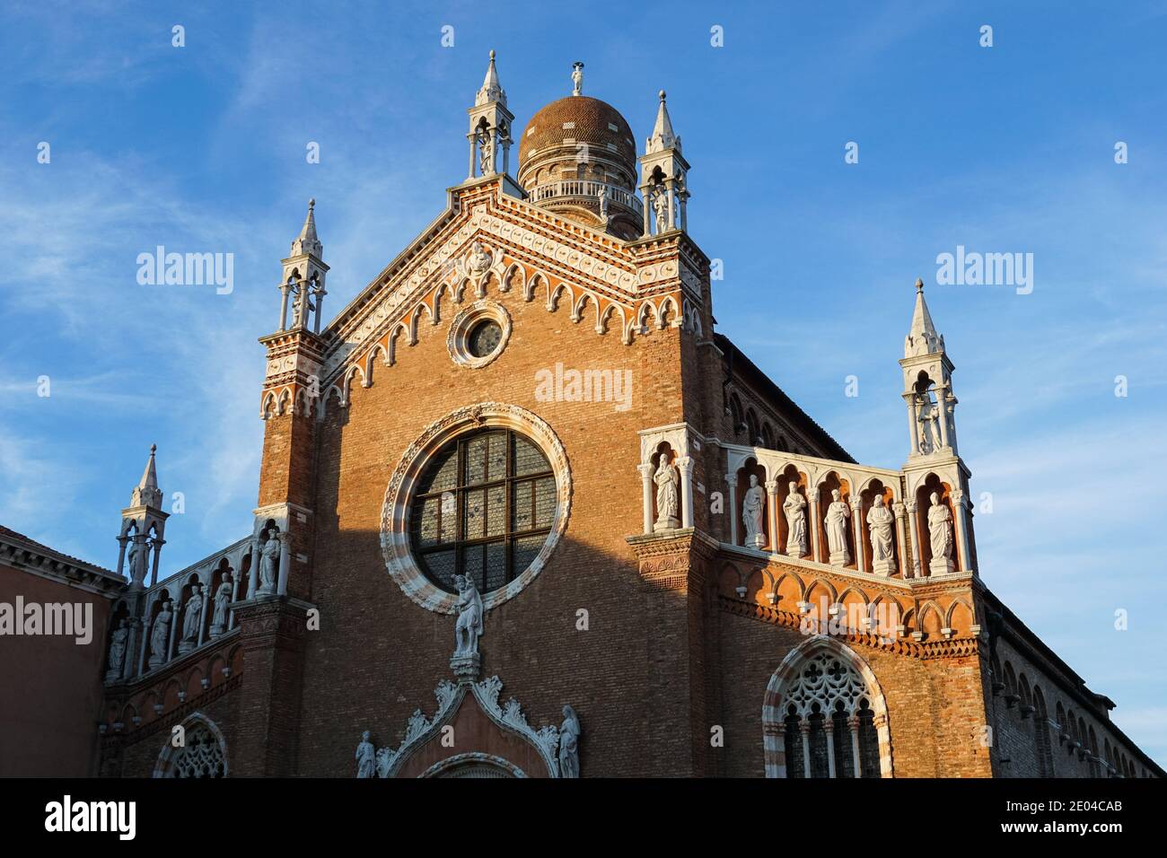 Chiesa della Madonna dell'Orto nel sestiere di Cannaregio, Venezia Foto Stock