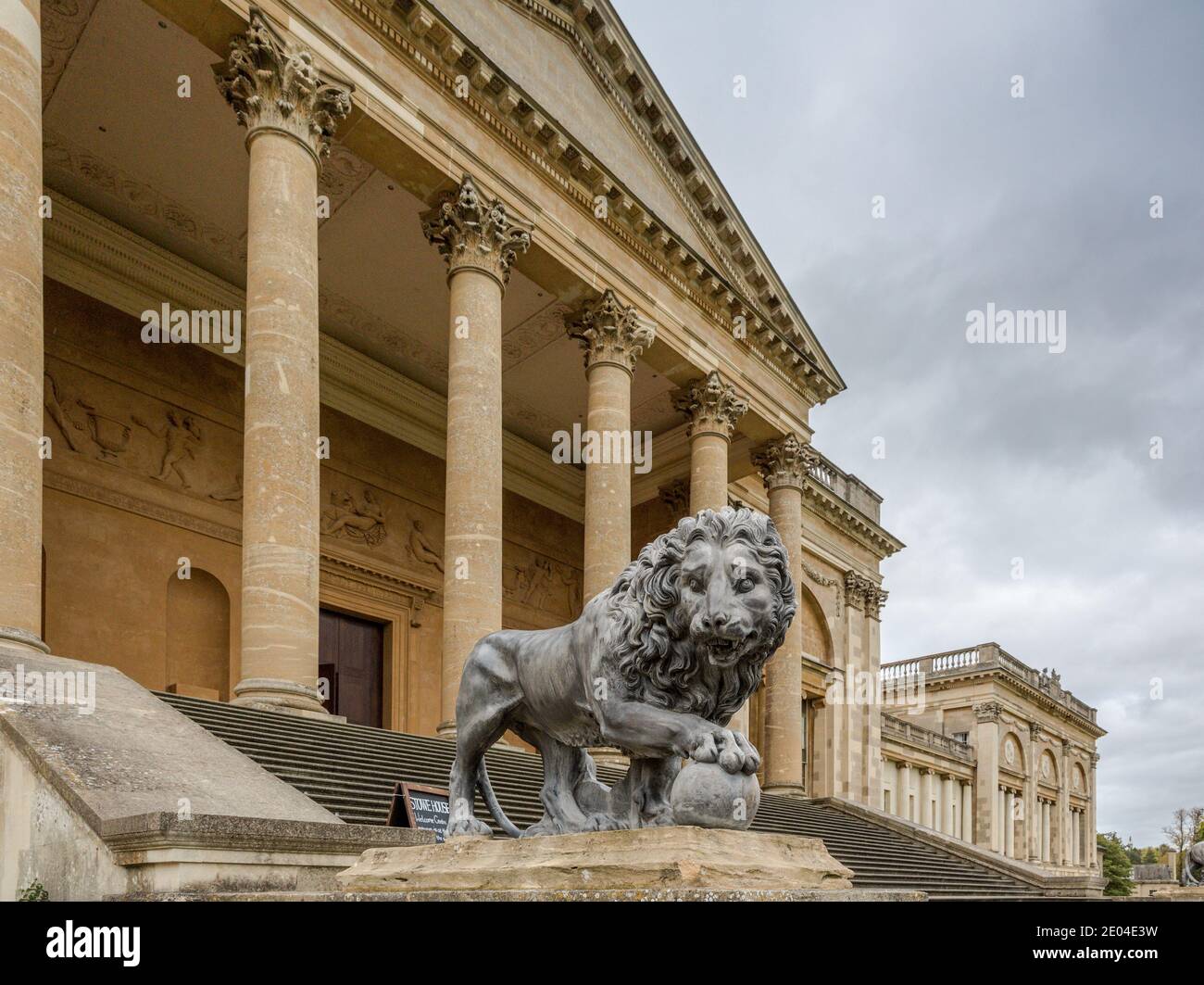 Il grado i ha elencato Stowe House, Buckinghamshire, Inghilterra, Regno Unito Foto Stock