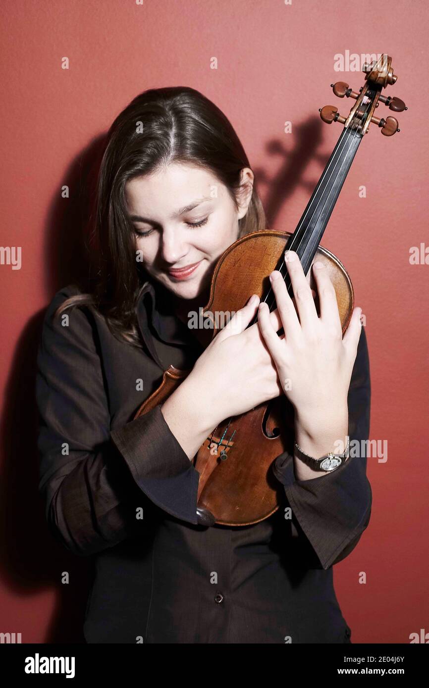 Violinista Janine Jansen Foto Stock