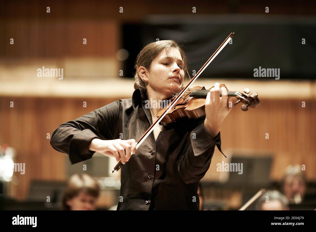 Violinista Janine Jansen Foto Stock