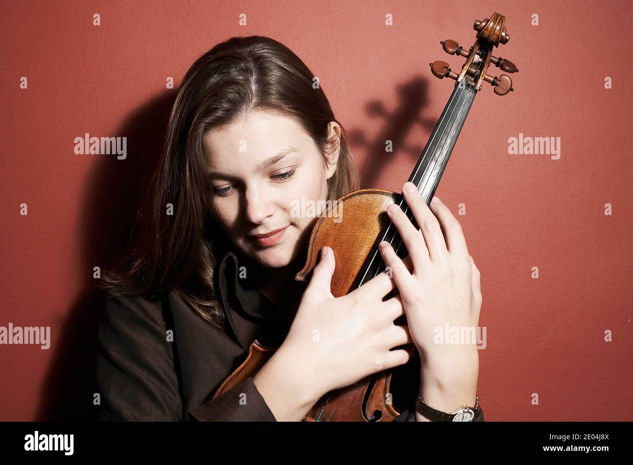 Violinista Janine Jansen Foto Stock