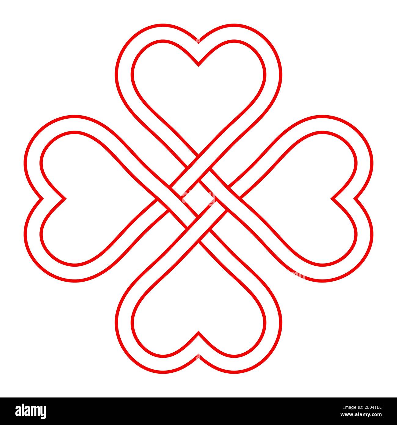 Choker da tennis con cuore, stella e quadrifoglio: zirconi cubici, argento sterling 925 - Italia
