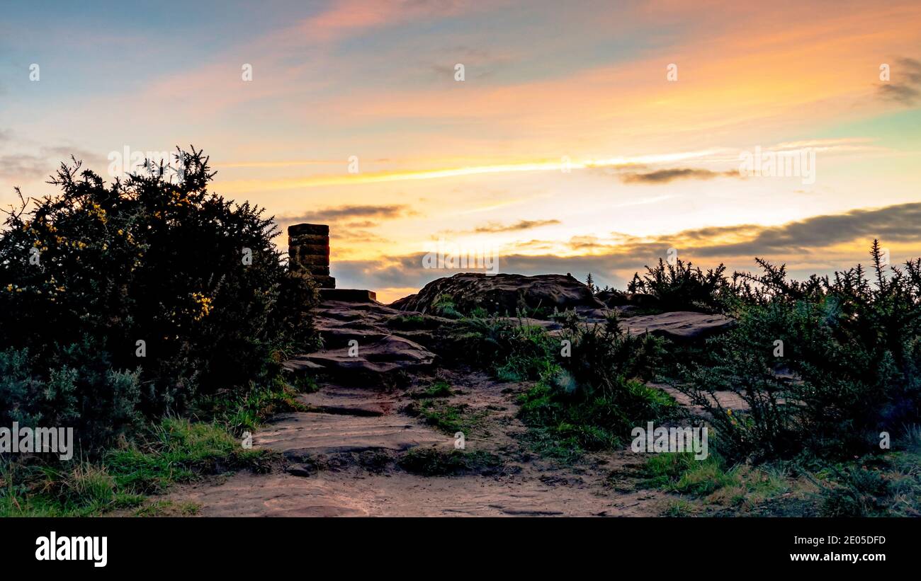 Turstaston Hill Circular Foto Stock