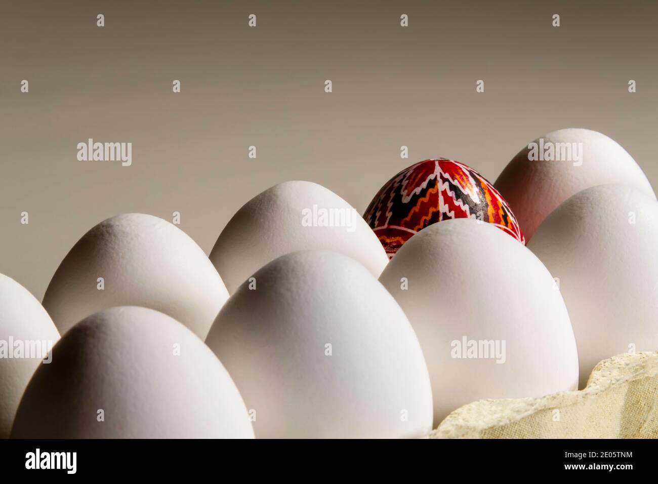 L'eccezionale uovo di Pasqua colorato Foto Stock