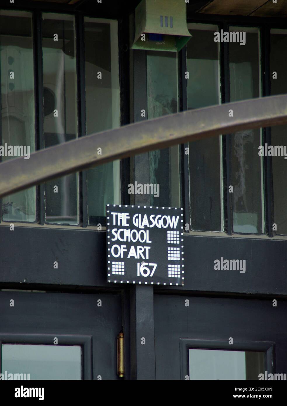 Glasgow School of Art il dettaglio del Mackintosh Building Foto Stock