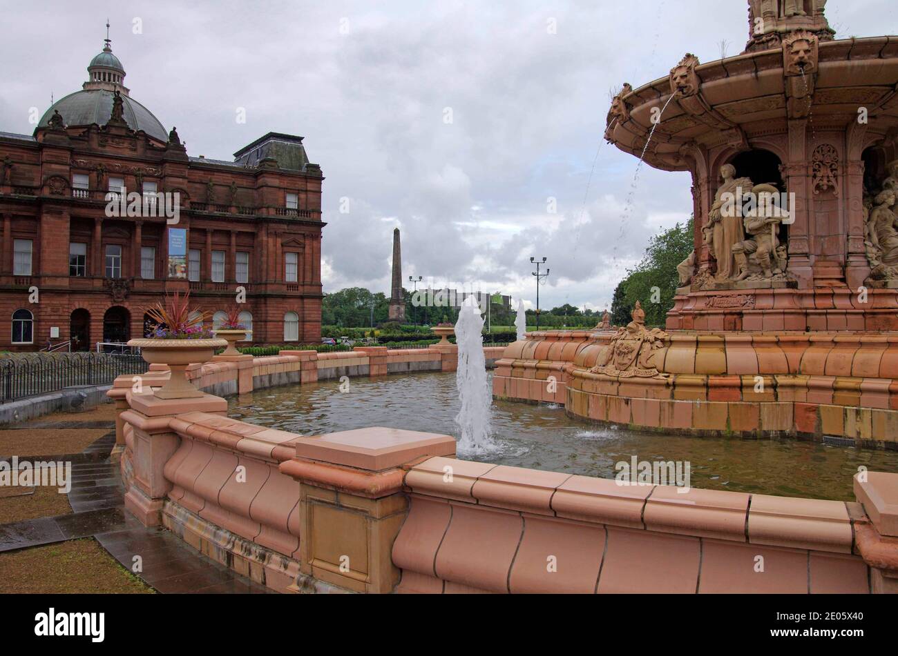 Doulton Fountain, Glasgow Foto Stock