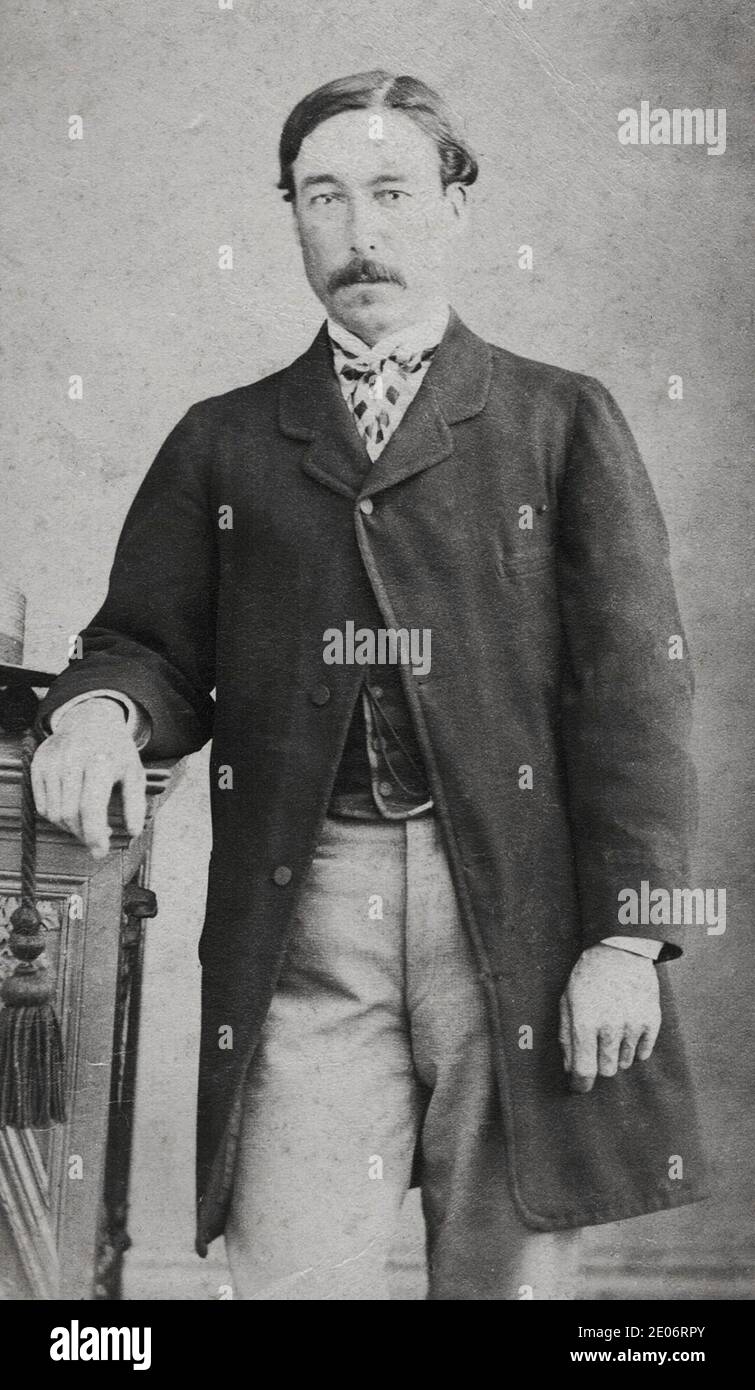 Le français Jean-Baptiste Duchesne, pionnier de l'Oregon.. Foto Stock