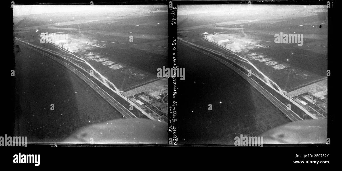 Le Plessis-Belleville. Atterrissage. Terreno. G.D.E. 2-6-17 - Fonds Berthelé - 49Fi1253. Foto Stock