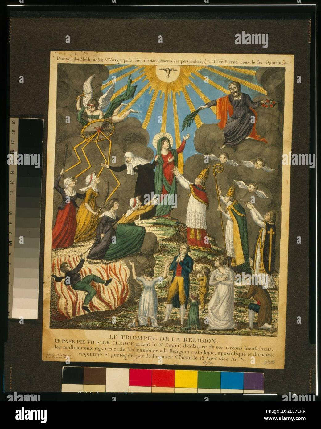 Le Triomphe de la religione Foto Stock