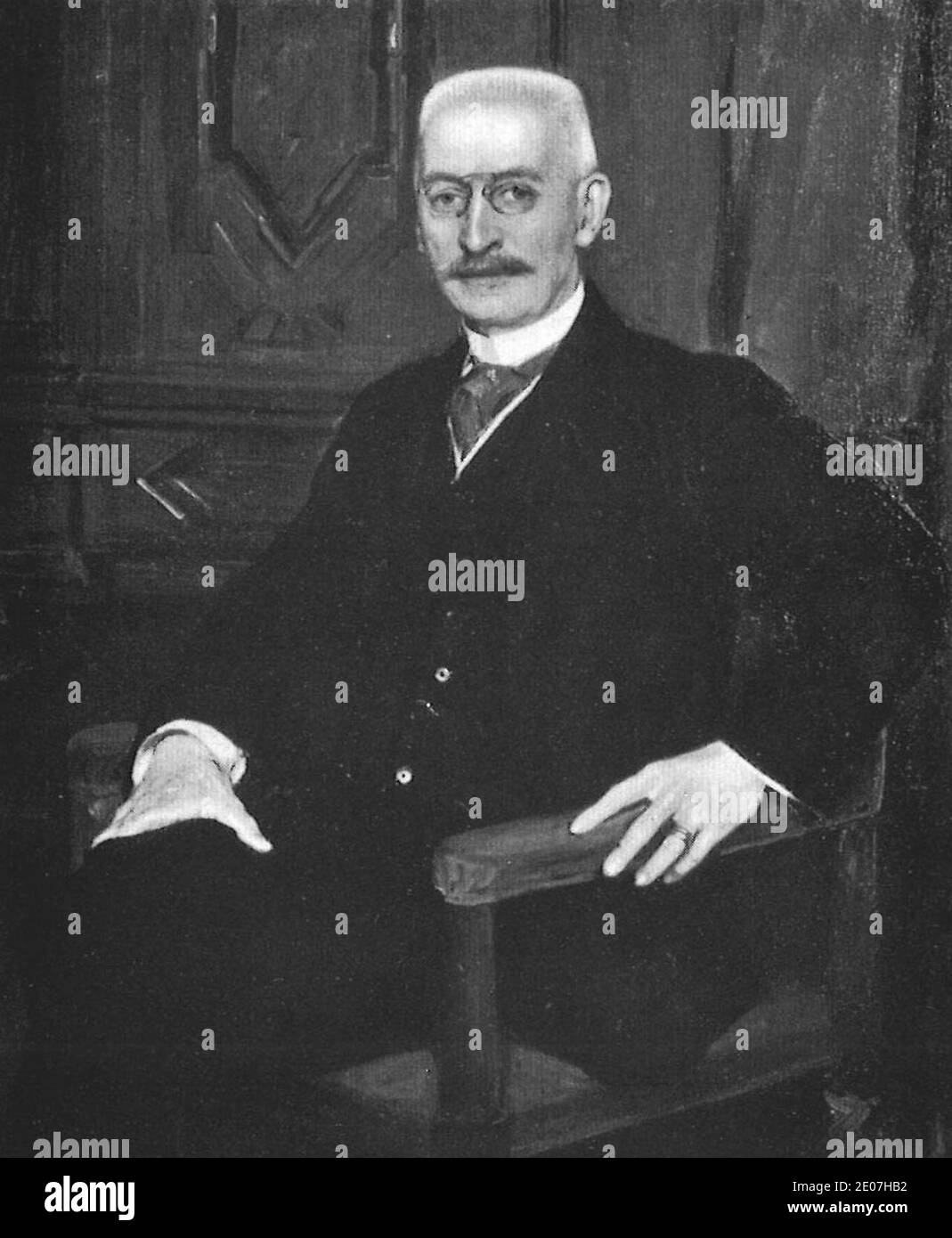 Liche, Wilhelm (AV Oscar Björck 1910). Foto Stock