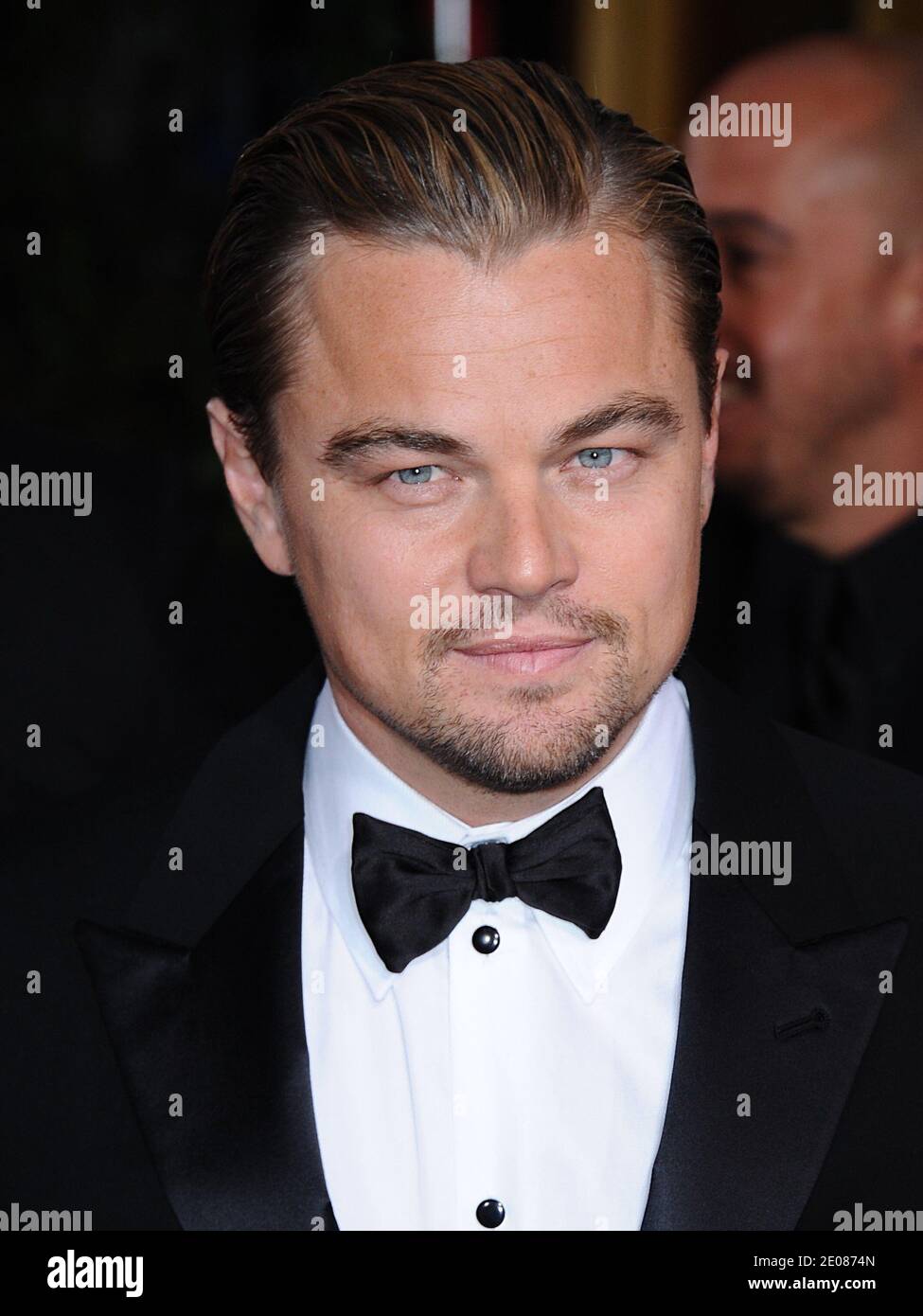 Leonardo di Caprio arriva alla 69° cerimonia annuale dei Golden Globe Awards, che si è svolta il 15 gennaio 2012 presso il Beverly Hilton Hotel di Los Angeles, California, USA. Foto di Lionel Hahn/ABACAPRESS.COM Foto Stock