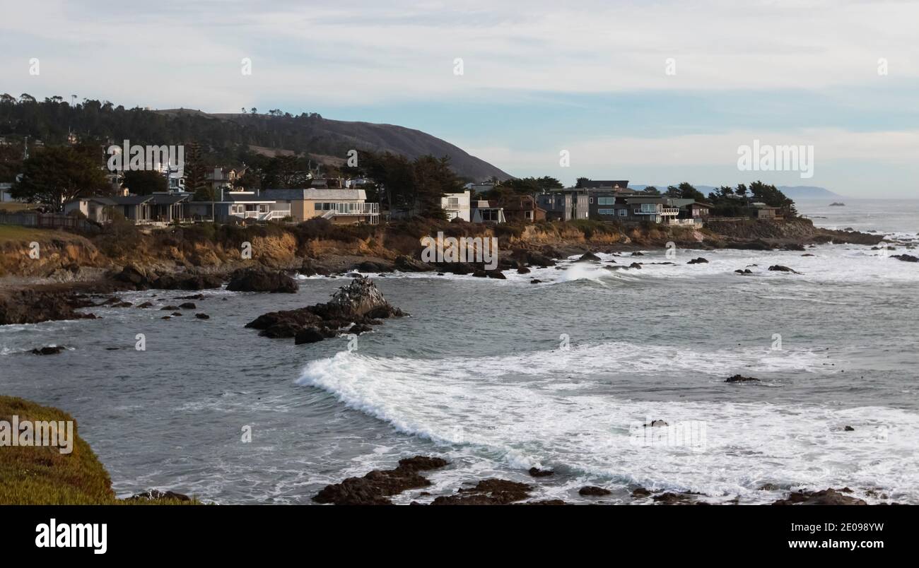 Central Coast of California Aerial Foto Stock