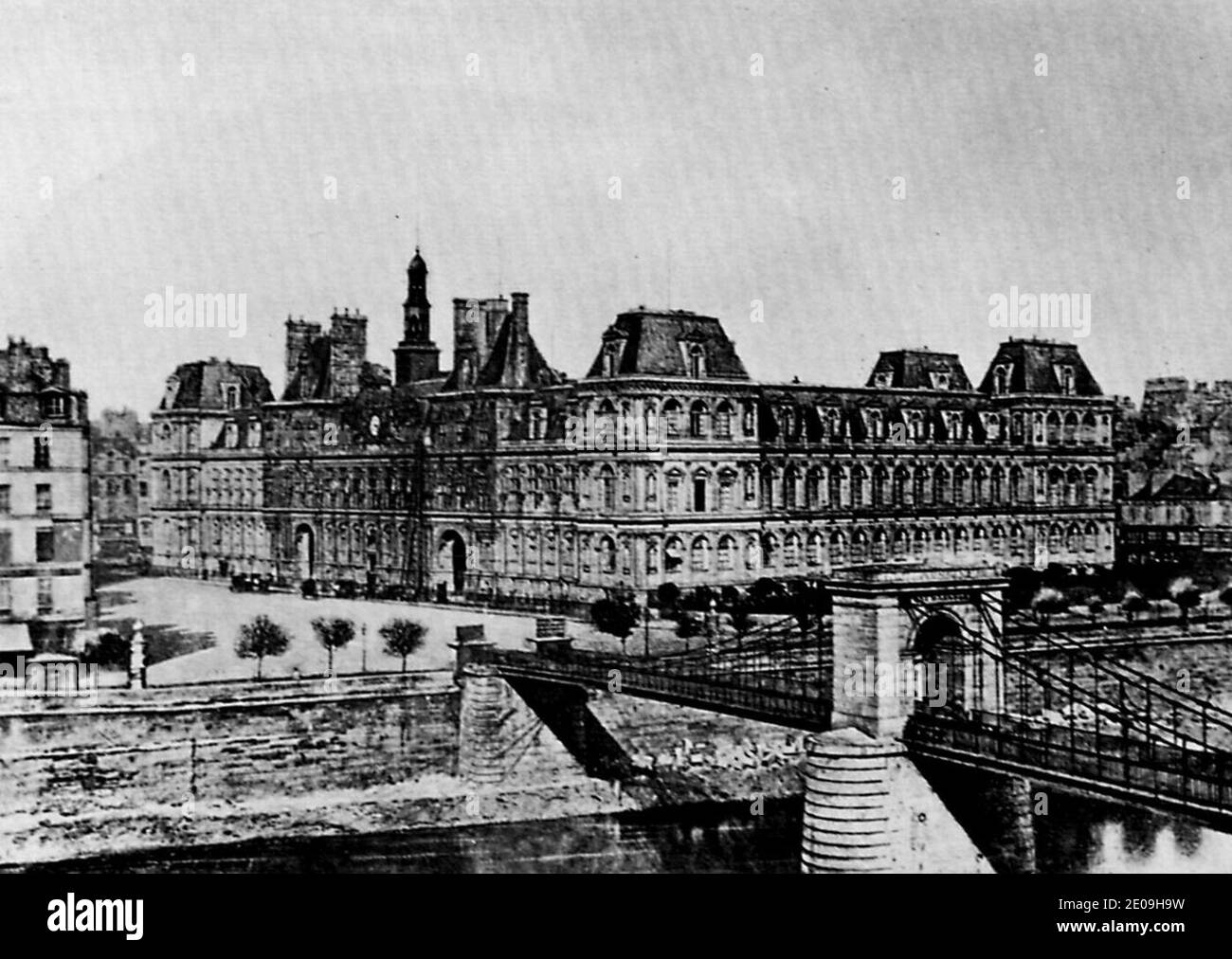 Lerebours, N.M.P. - Das Hôtel de Ville, Parigi Foto Stock