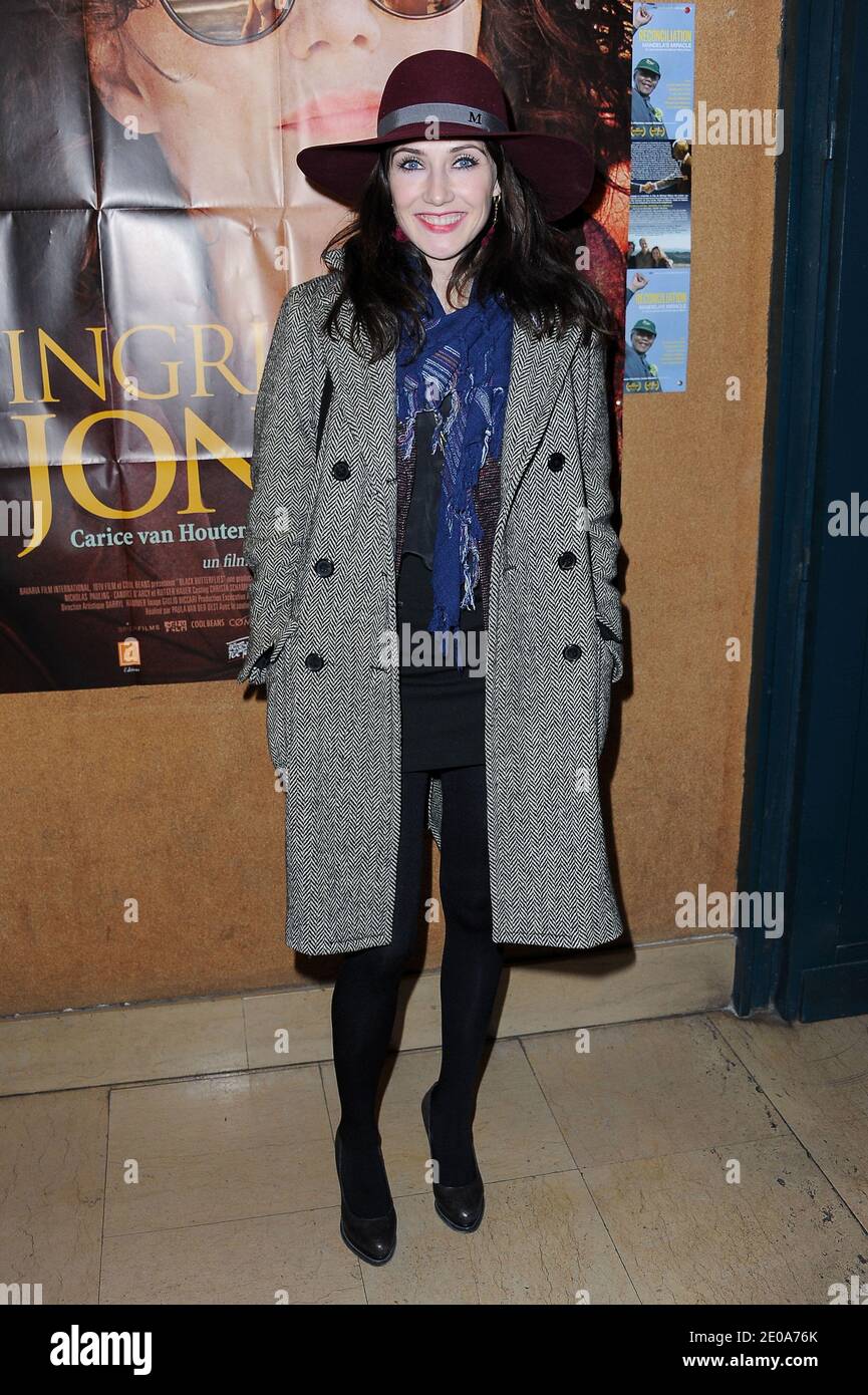 Carice Van Houten partecipa alla prima di 'Ingrid Jonker' tenutasi al Cinema Action Christine di Parigi, Francia, il 14 febbraio 2012. Foto di Nicolas Briquet/ABACAPRESS.COM Foto Stock