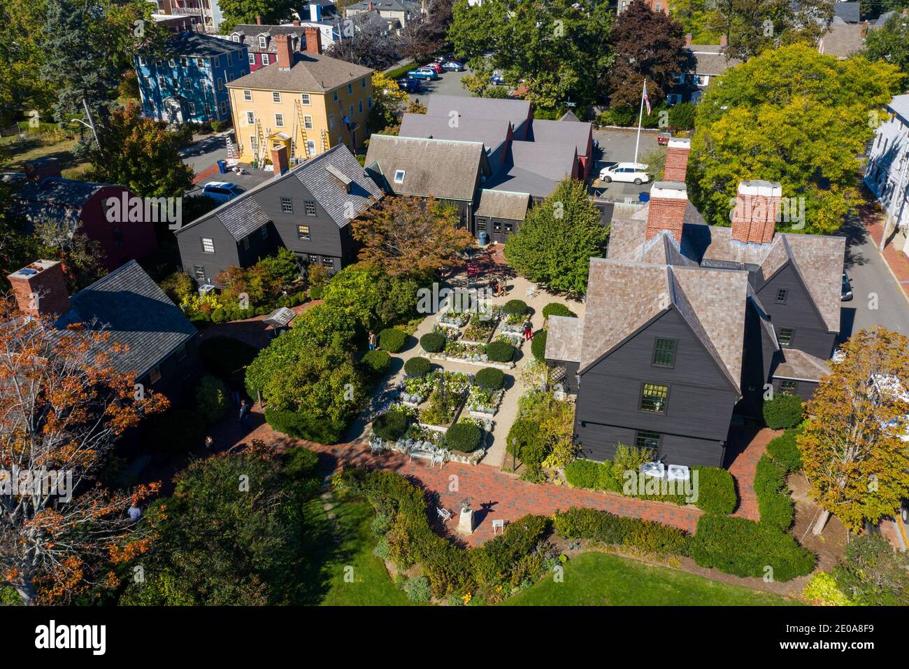 The House of the Seven Gables, Salem, ma, USA Foto Stock