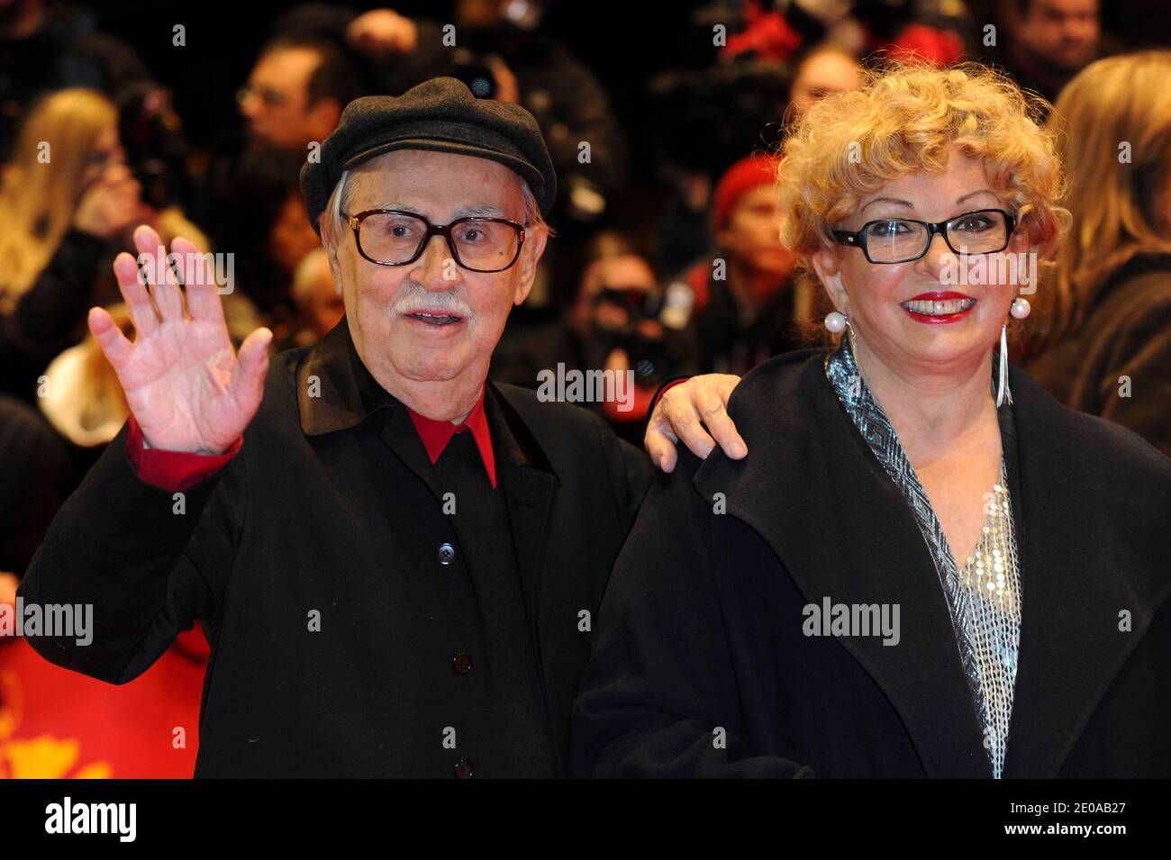 I registi italiani Vittorio Taviani e il produttore Grazia Volpi partecipano alla cerimonia di chiusura del 62° Festival Internazionale del Cinema di Berlino, che si terrà a Berlino, in Germania, il 18 febbraio 2012. La 62a Berlinale si svolge dal 09 al 19 febbraio. Foto di Aurore Marechal/ABACAPRESS.COM Foto Stock