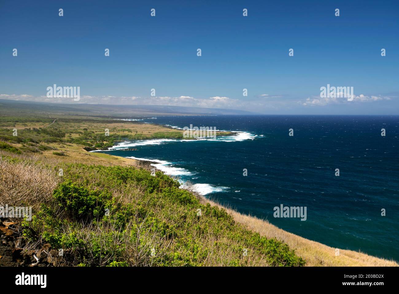 Baia di Honu'apo, costa sud. Big Island Hawaii Foto Stock