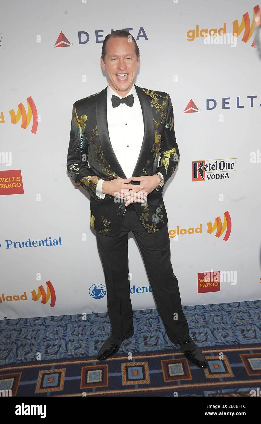 Carson Kressley partecipa al ventitreesimo premio annuale GLAAD Media Awards tenutosi presso il Marriott Marquis di New York, NY, USA il 24 marzo 2012. Foto di Brad Barket/ABACAPRESS.COM Foto Stock