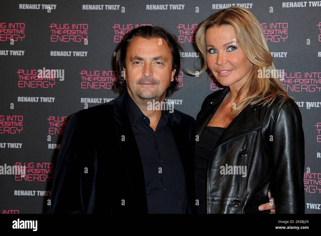 Henri Leconte e Leconte fiorentino partecipano al lancio di Renault Twizy presso Atelier Renault a Parigi, in Francia, il 27 marzo 2012. Foto di Nicolas Briquet/ABACAPRESS.COM Foto Stock