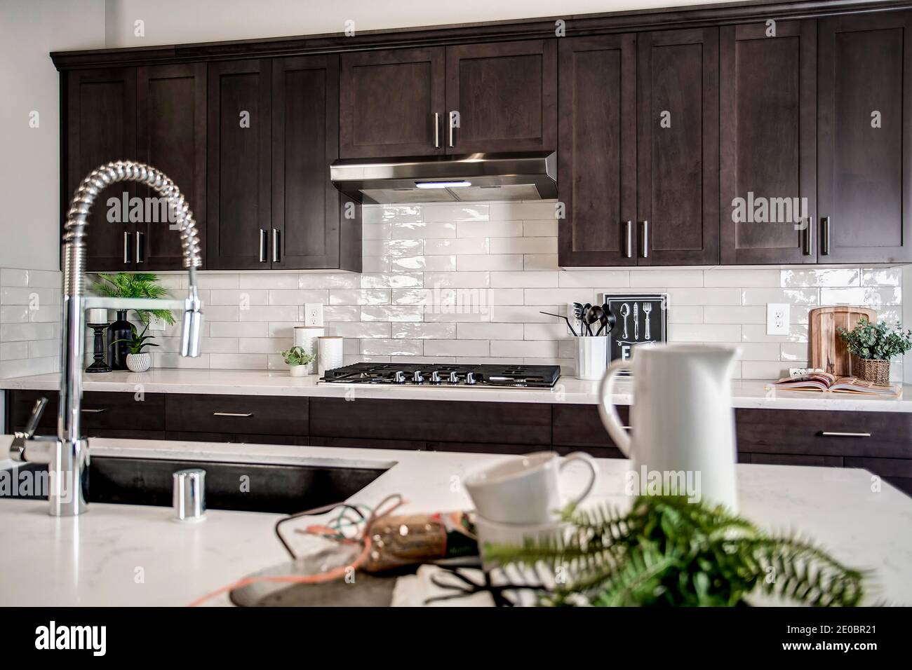 Interno della casa - cucina Foto Stock