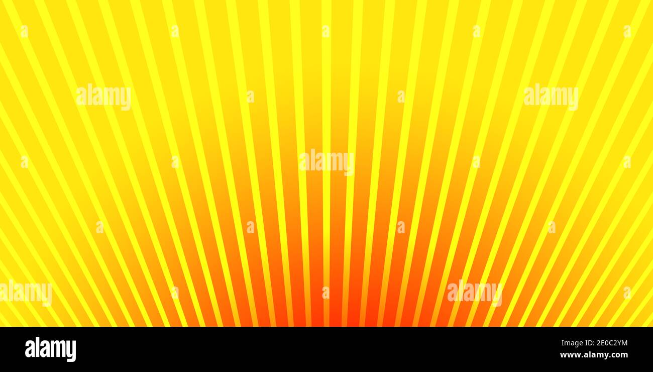 Sfondo sfumato rosso e giallo con linee. Sfondo per il design. Foto Stock