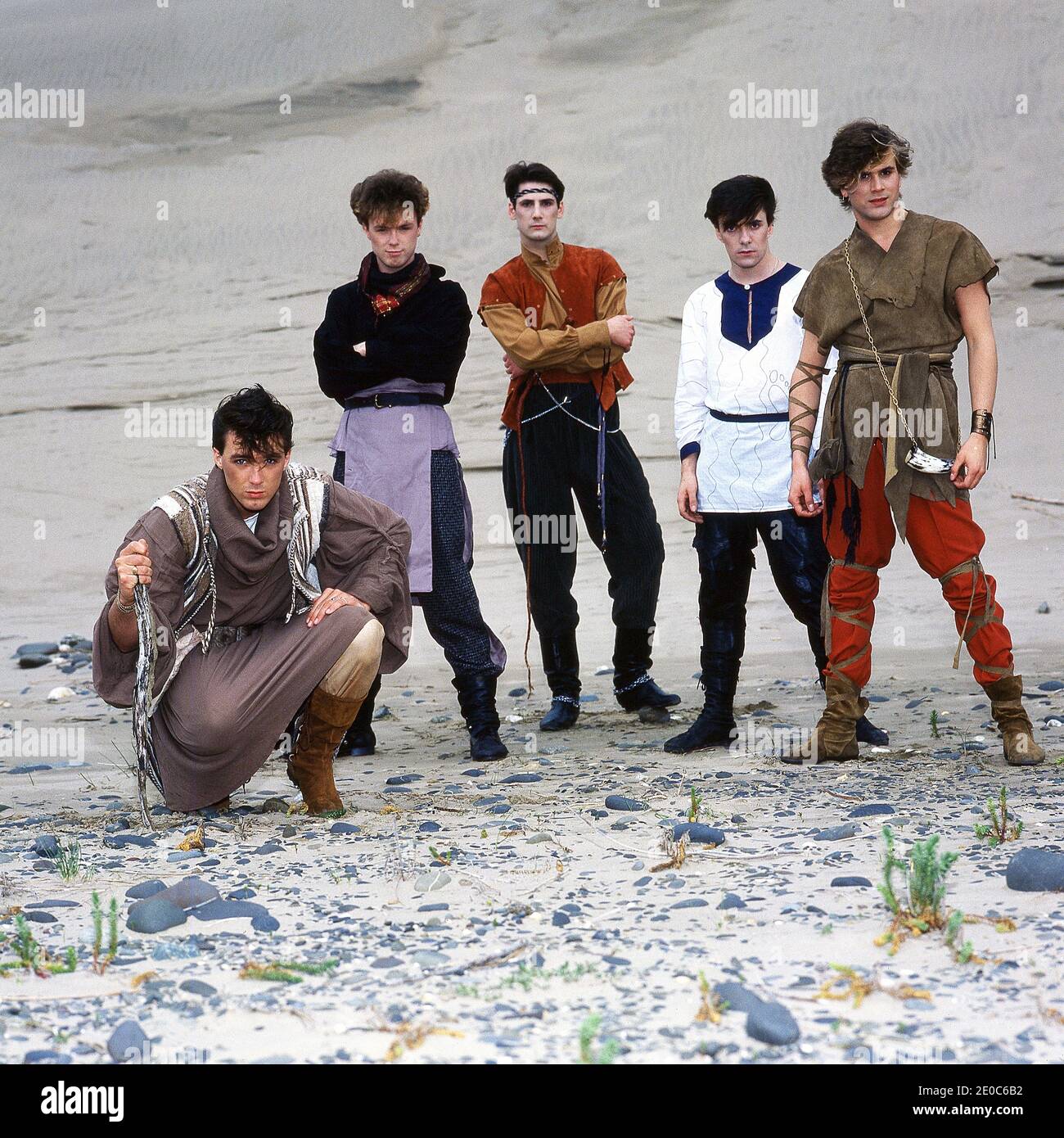 Nuovo balletto romantico rock band Spandau. 1983 Foto Stock