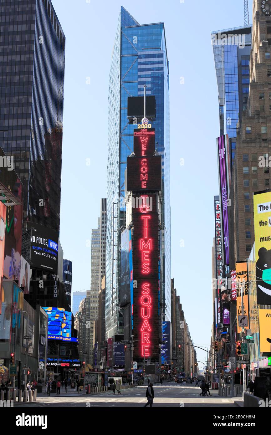 Times Square, Manhattan, New York City, New York, Stati Uniti d'America Foto Stock