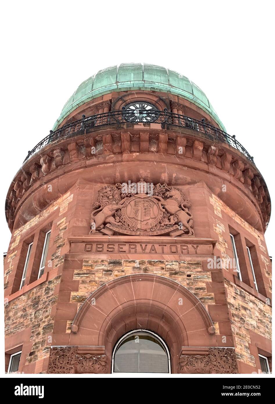 Osservatorio di Ottawa Dominion un sito patrimonio culturale in una giornata invernale situato a Ottawa, Canada Foto Stock