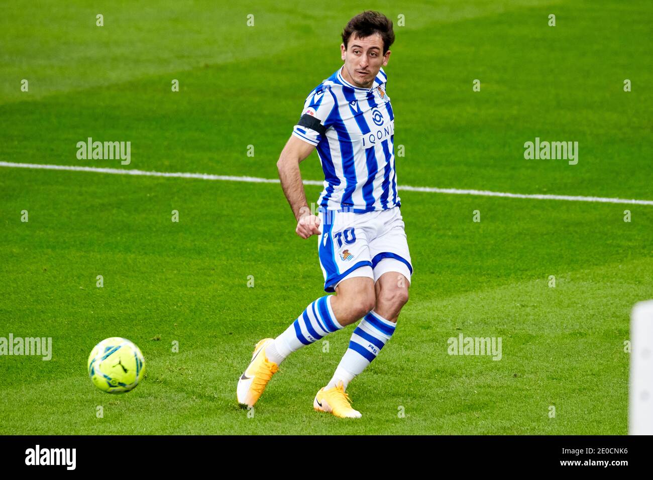 Bilbao, Spagna. 31 dicembre 2020. Mikel Oyarzabal in azione durante la Liga match tra l'Athletic Club Bilbao e Real Sociedad CF disputata allo stadio di San Mames. Credit: Ion Alcoba/Capturasport/Alamy Live News Foto Stock