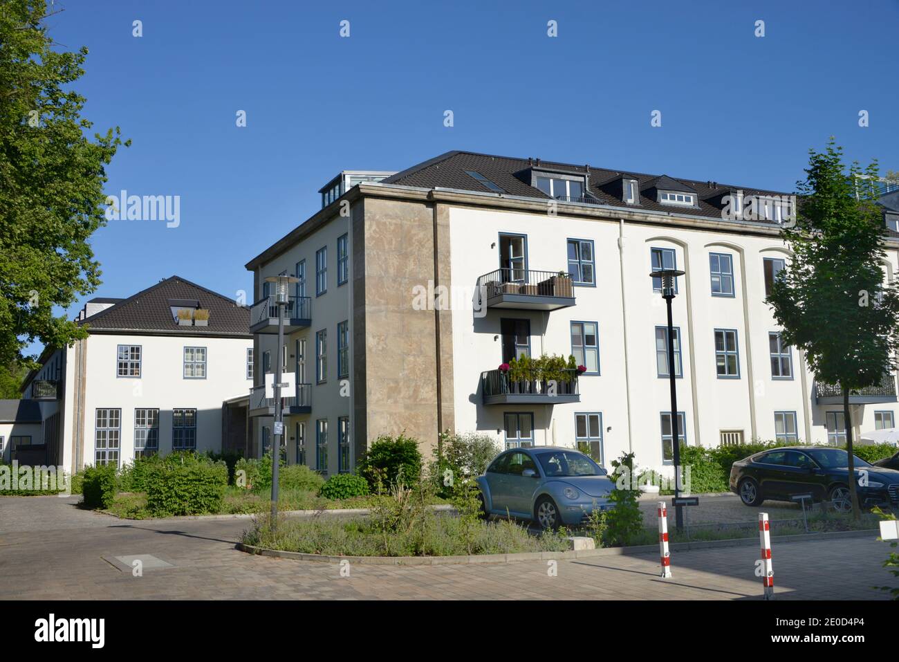 Siedlung 'I Giardini metropolitano', Clayallee, Dahlem, Steglitz-Zehlendorf, Berlino, Deutschland Foto Stock