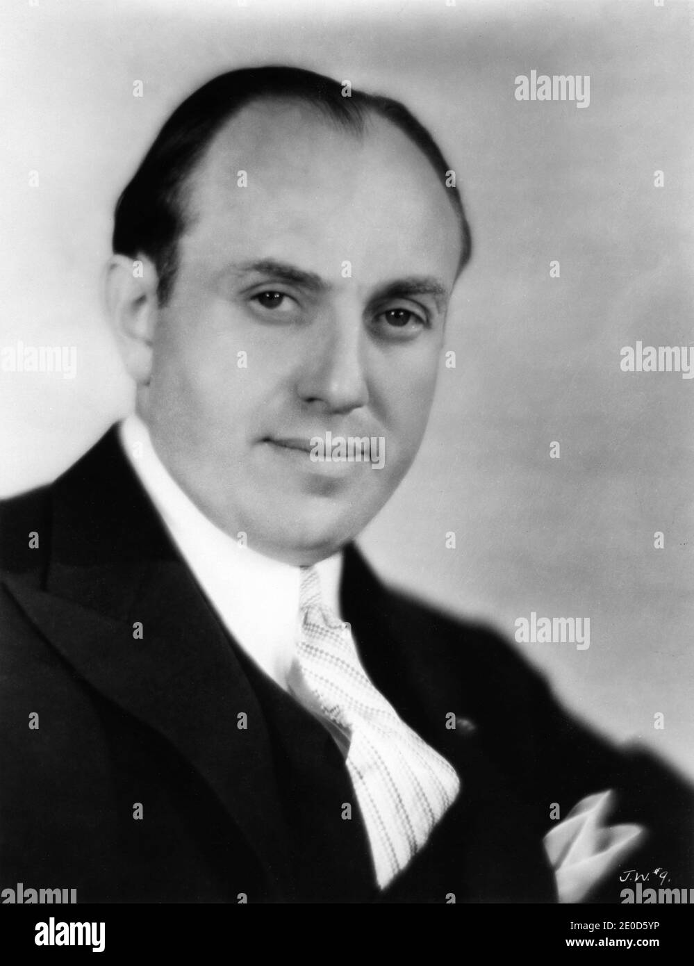 JACK L. WARNER circa 1928 Ritratto Executive responsabile della produzione e co-fondatore DI WARNER BROS. IMMAGINI Foto Stock