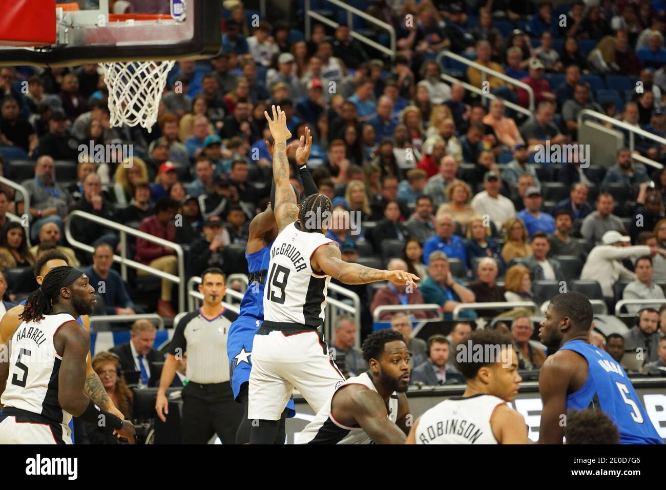 Orlando Magic ospita la lakers all'Amway Center di Orlando, Florida, domenica 26 gennaio 2020. Foto: Marty Jean-Louis Foto Stock