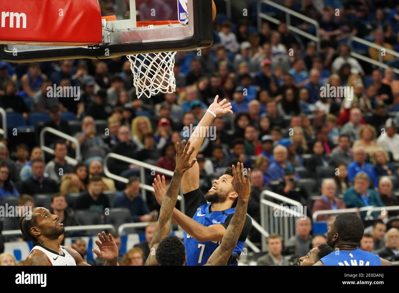 Il giocatore Orlando Magic Michael carter-Williams si allena all'Amway Center di Orlando, Florida, domenica 26 gennaio 2020. Foto: Marty Jean-Louis Foto Stock