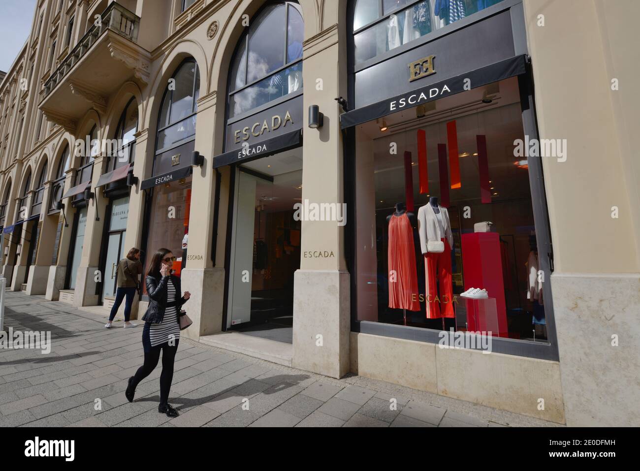 Escada, Maximilianstrasse, Monaco di Baviera, Deutschland Foto Stock