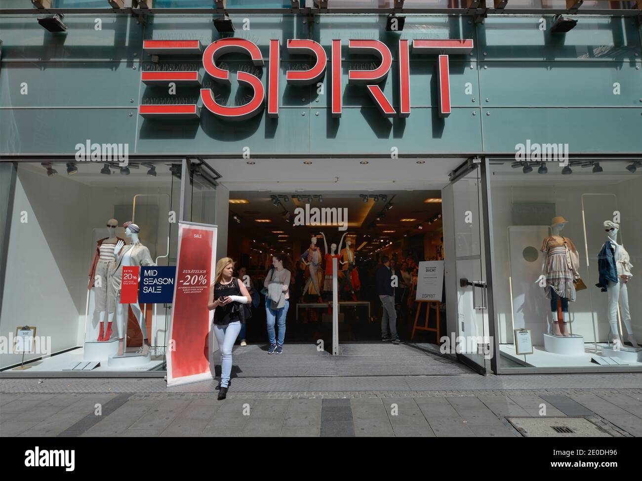 Esprit, Kaufingerstrasse, Monaco di Baviera, Deutschland Foto Stock