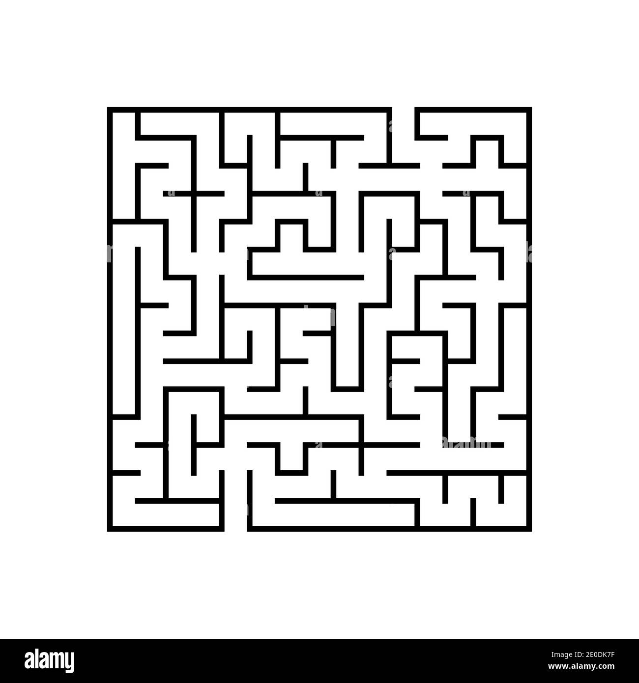Labirinto astuto. Gioco educativo per bambini. Puzzle per bambini. Encoma labirinto. Trovare il percorso giusto. Illustrazione vettoriale. Illustrazione Vettoriale