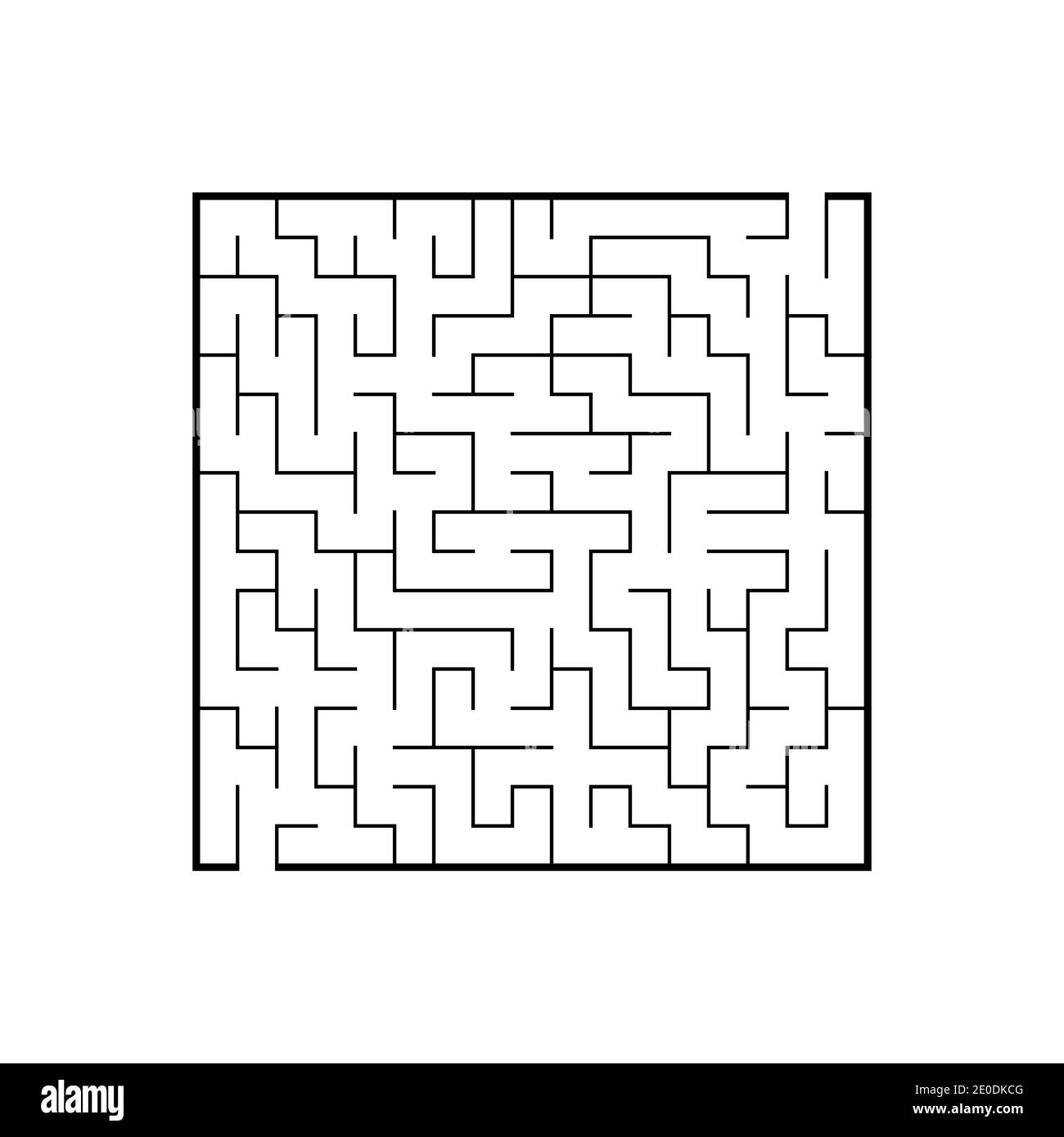 Labirinto astuto. Gioco educativo per bambini. Puzzle per bambini. Encoma labirinto. Trovare il percorso giusto. Illustrazione vettoriale. Illustrazione Vettoriale