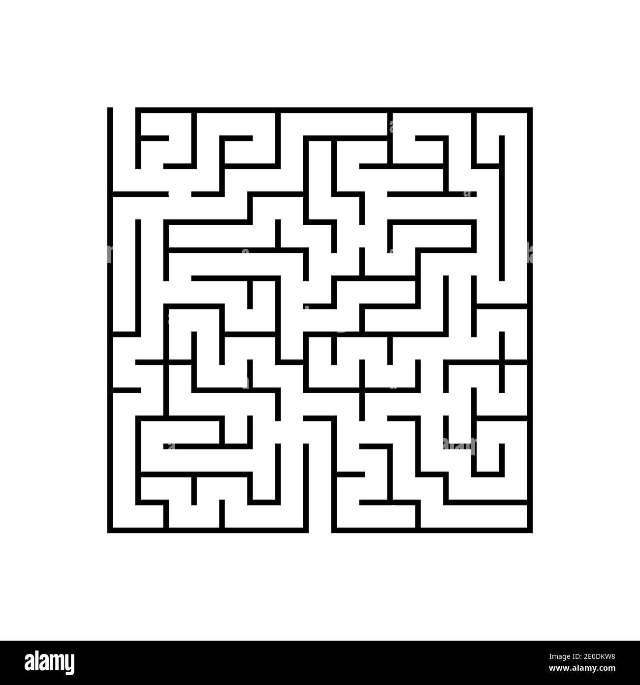 Labirinto astuto. Gioco educativo per bambini. Puzzle per bambini. Encoma labirinto. Trovare il percorso giusto. Illustrazione vettoriale. Illustrazione Vettoriale