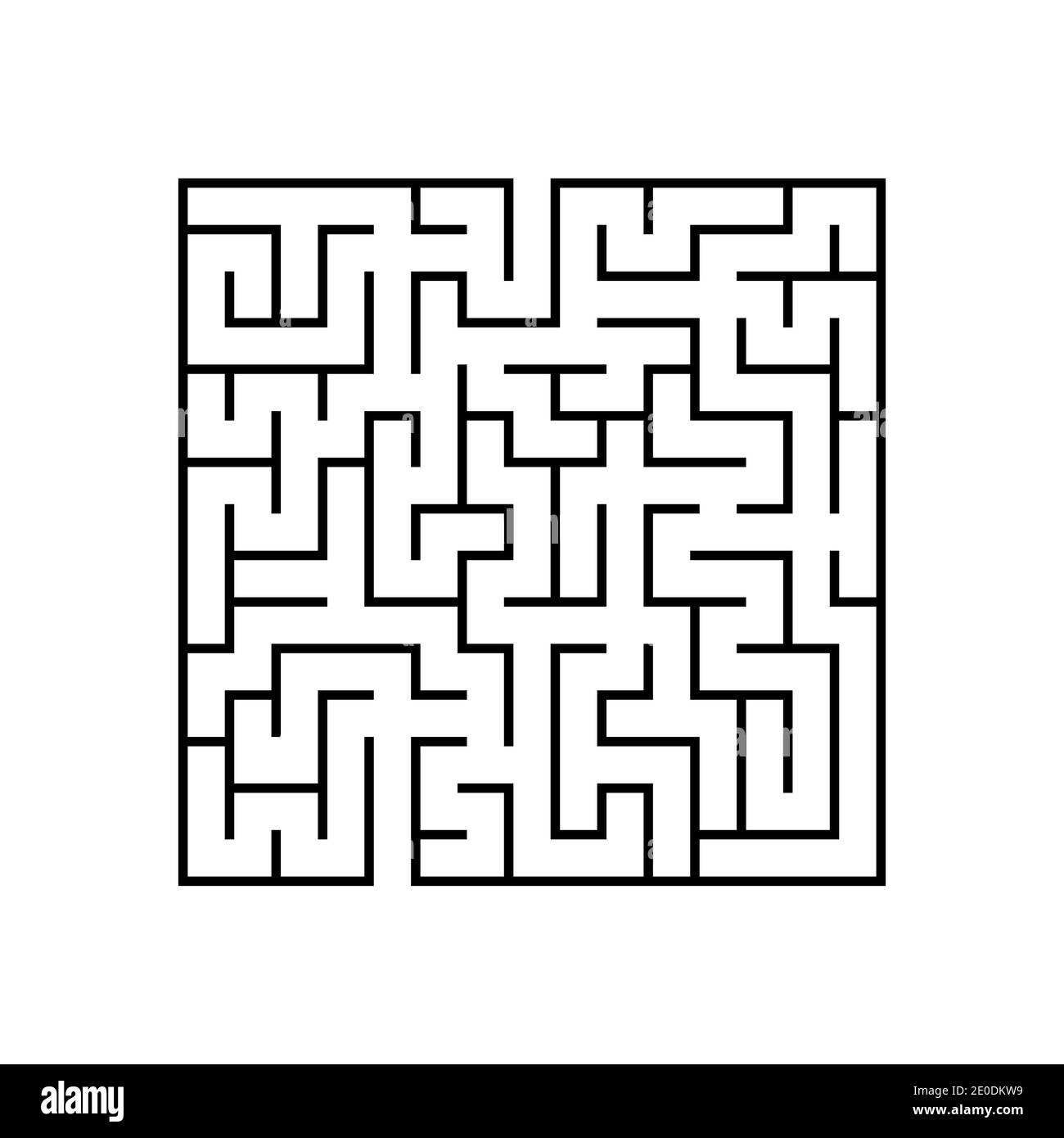 Labirinto astuto. Gioco educativo per bambini. Puzzle per bambini. Encoma labirinto. Trovare il percorso giusto. Illustrazione vettoriale. Illustrazione Vettoriale