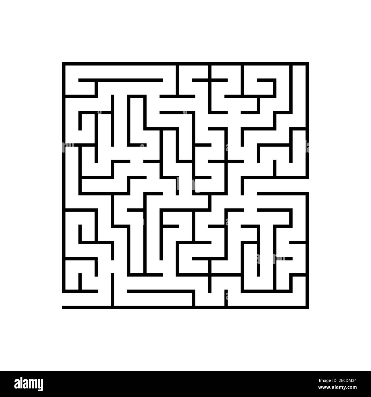 Labirinto astuto. Gioco educativo per bambini. Puzzle per bambini. Encoma labirinto. Trovare il percorso giusto. Illustrazione vettoriale. Illustrazione Vettoriale