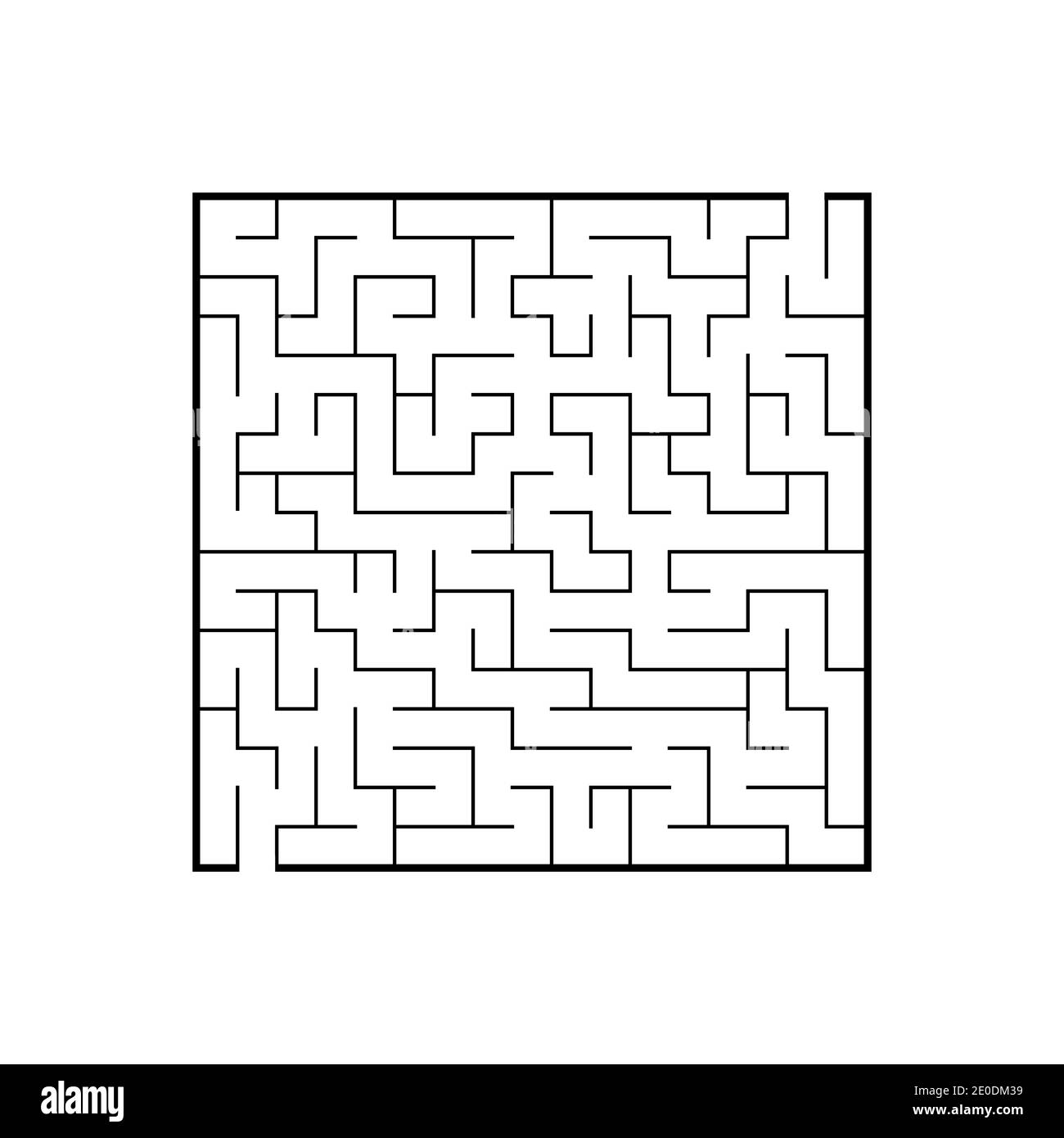 Labirinto astuto. Gioco educativo per bambini. Puzzle per bambini. Encoma labirinto. Trovare il percorso giusto. Illustrazione vettoriale. Illustrazione Vettoriale